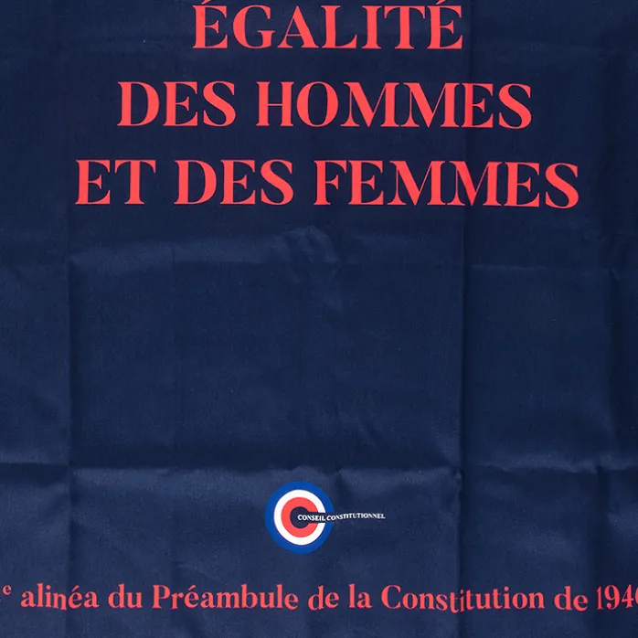 Tablier Égalité des hommes et des femmes - Conseil Constitutionnel