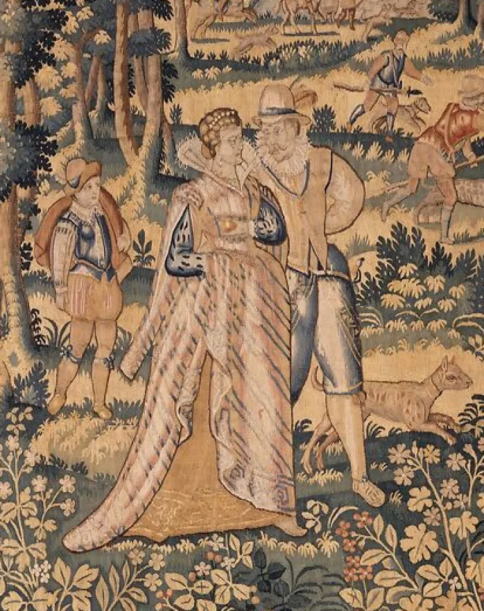 Tapisserie : Les plaisirs de la Campagne (toiles sur châssis)