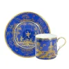 New Tasse et Soucoupe Chinoiserie Bleue Art De La Table