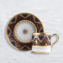 Tasse et soucoupe Hiéroglyphes