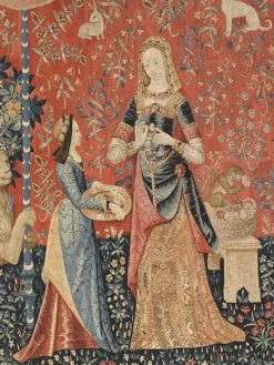 Tenture de la Dame à la Licorne : l'Odorat (toiles encadrées)