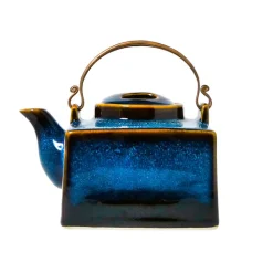 Théière carrée - Bleu océan - ZaoZam