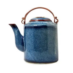 Outlet Théière cylindre Khalam - Bleu océan - ZaoZam Art De La Table