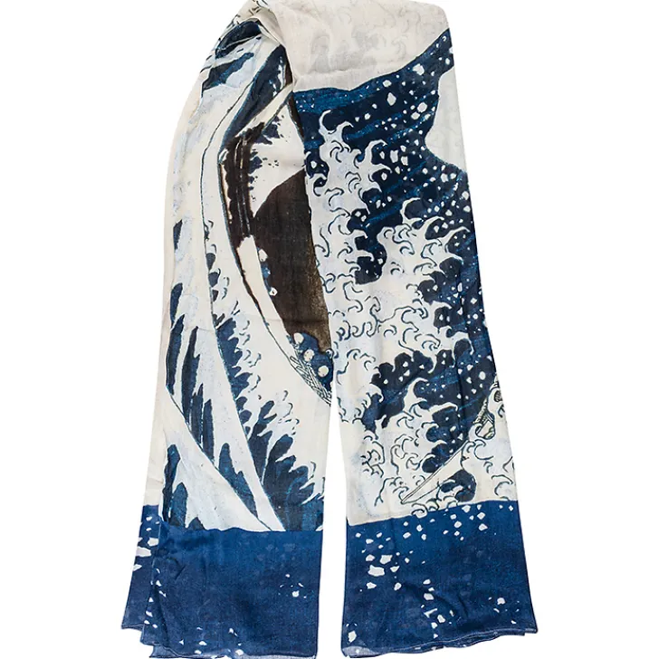 Hot Étole Hokusai - La grande vague - 200 x 106 cm Foulards, Étoles, Châles