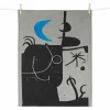Torchon Joan Miró - Femme devant la lune II