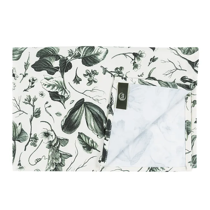 Clearance Torchon vert Herbier du roi - Maison Baluchon Art De La Table