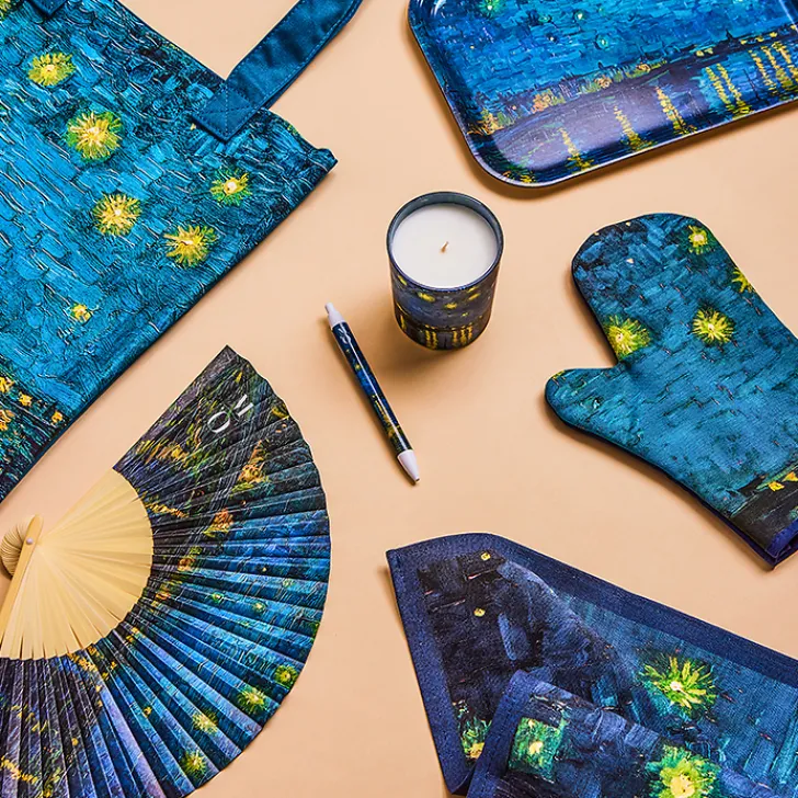 Hot Torchon Vincent van Gogh - La nuit étoilée Art De La Table