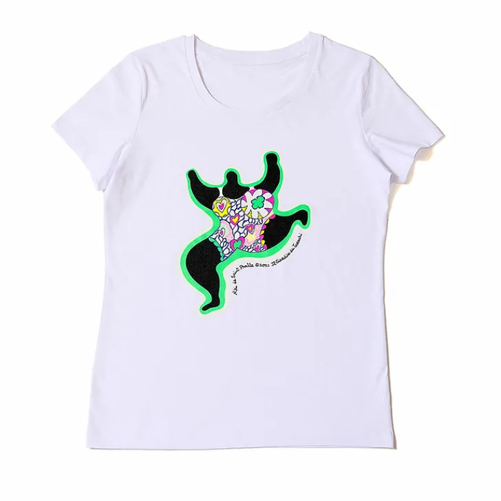 Discount T-shirt blanc Femme Niki de Saint Phalle - Leaping Nana T-Shirts Et Sweats