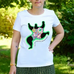 Discount T-shirt blanc Femme Niki de Saint Phalle - Leaping Nana T-Shirts Et Sweats