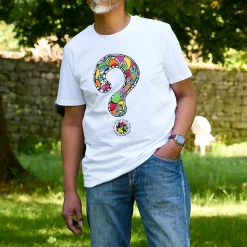 Sale T-shirt blanc Homme Niki de Saint Phalle - Point d'interrogation T-Shirts Et Sweats
