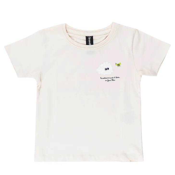 Hot T-shirt Cumulo & Réséda Beige - Grand Palais Habits Et Accessoires