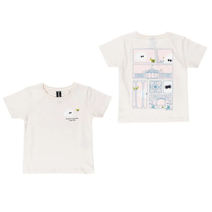 Hot T-shirt Cumulo & Réséda Beige - Grand Palais Habits Et Accessoires