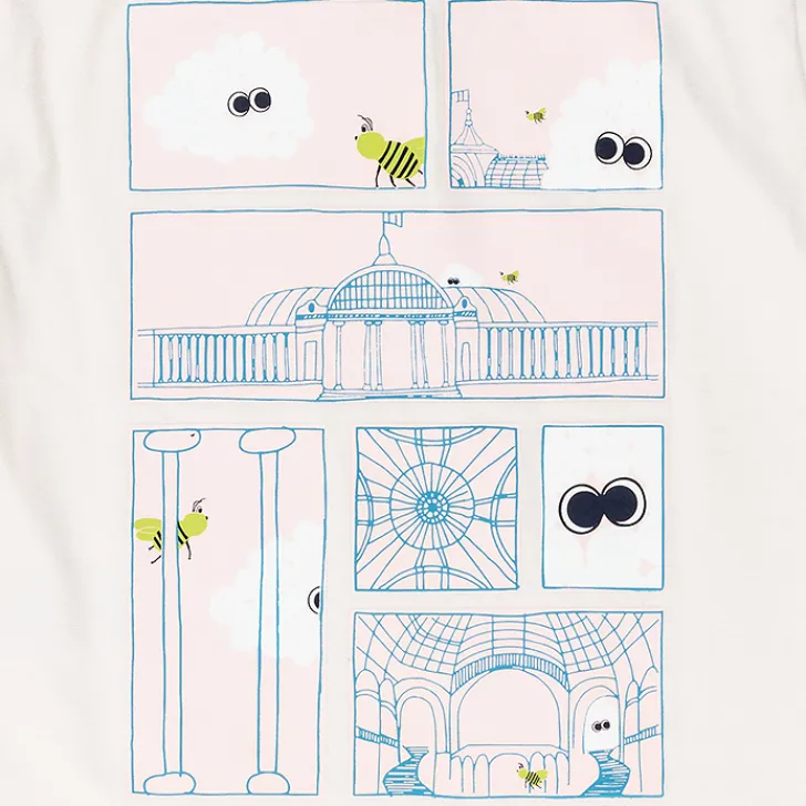 Hot T-shirt Cumulo & Réséda Beige - Grand Palais Habits Et Accessoires