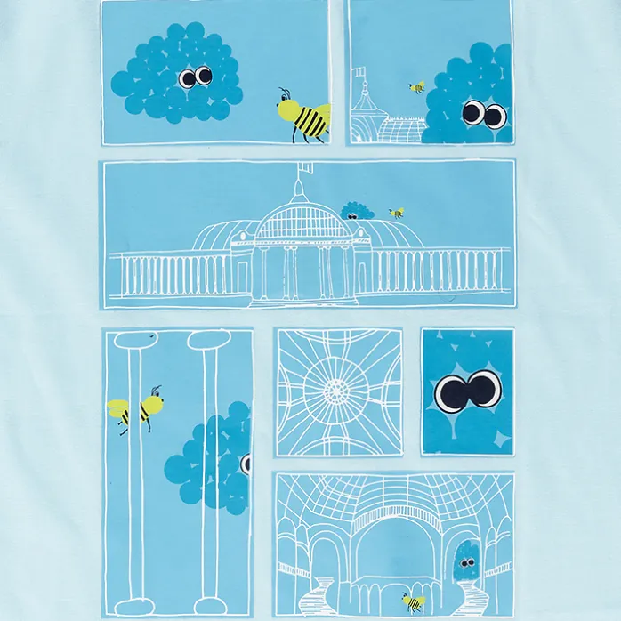 T-shirt Cumulo & Réséda Bleu - Grand Palais
