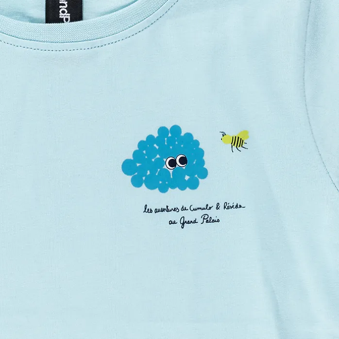 T-shirt Cumulo & Réséda Bleu - Grand Palais