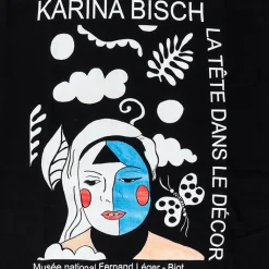 Hot T-shirt de l'exposition La tête dans le décor, Karina Bisch - Musée national Fernand Léger T-Shirts Et Sweats