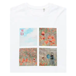 T-shirt Mixte Multivues Claude Monet - Coquelicots