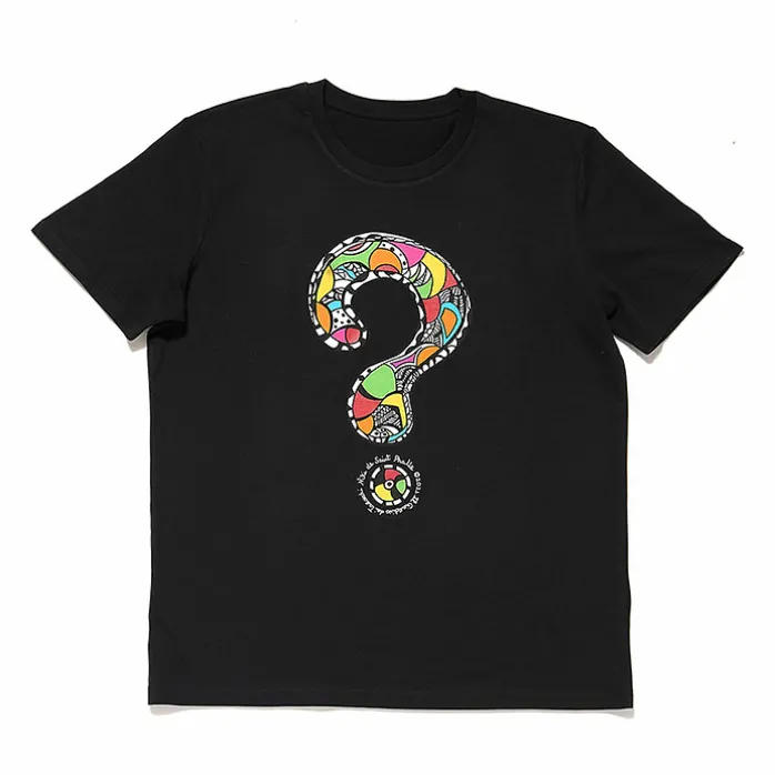 T-shirt noir Homme Niki de Saint Phalle - Point d'interrogation