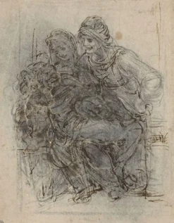Étude de composition pour la Sainte Anne (toiles encadrées)