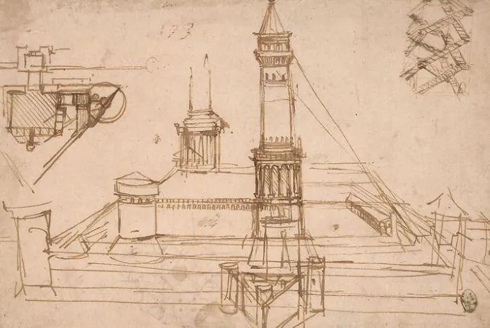 Étude de fortifications (panneaux aluminium)