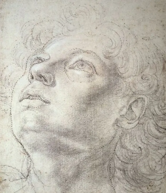 Étude de tête (toiles sans cadre)