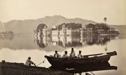 Udaipur. Le palais de Jag Mandir sur le lac Pichhola, 1873 (panneaux aluminium)