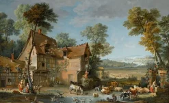 Clearance Une ferme (toiles encadrées) Toiles Encadrées|Affiches D'Art Encadrées