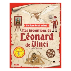 Un livre tout animé - Les inventions de Léonard De Vinci