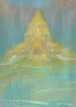 Un Temple pour les Religions futures I/II (affiches d'art encadrées)