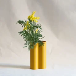 Outlet Vase Álvaro 1 - Ocre mat - Warren & Laetitia Design