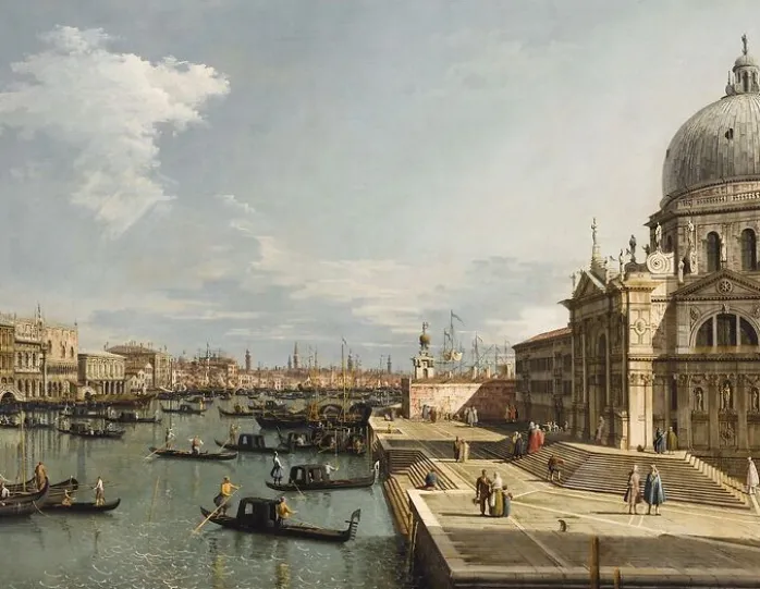 Venise, l'église de la Salute (panneaux acryliques)