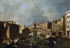 Hot Venise, pont du Rialto (panneaux acryliques) Panneaux Acryliques|Toiles Encadrées