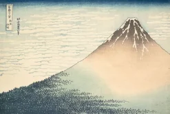 Vent frais par matin clair ou Le Fuji rouge (affiches d'art encadrées)