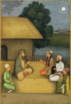 Visite d’un prince á l’ermitage d’un soufi (toiles encadrées)