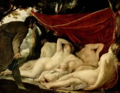 Vénus et les Grâces surprises par un mortel (toiles sur châssis) Toiles Sur Châssis