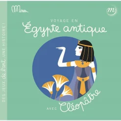 Hot Voyage en Égypte antique avec Cléopâtre - Les grandes histoires de l'histoire de l'art Livres Jeunesse