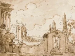 Clearance Vue de la villa Albani (affiches d'art) Affiches D'Art|Toiles Sans Cadre