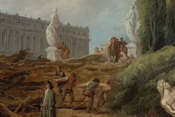 Vue du Bosquet des "Bains d'Apollon" (toiles encadrées) Toiles Encadrées|Affiches D'Art