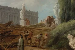 Vue du Bosquet des "Bains d'Apollon" (affiches d'art encadrées)
