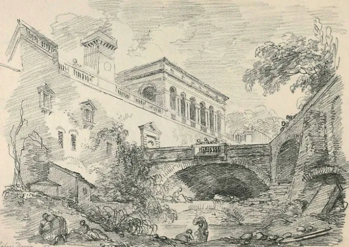 Vue du palais Doria (panneaux acryliques)