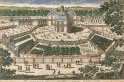 Discount Vue et perspective du salon de la Ménagerie de Versailles (toiles sans cadre) Toiles Sans Cadre|Affiches D'Art Encadrées