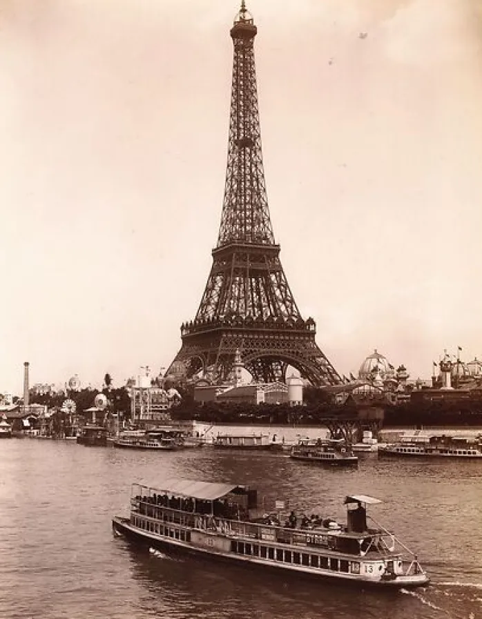 1753, vue principale de la passerelle de Passy (toiles encadrées)