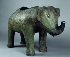 Zun en forme d'éléphant (affiches d'art encadrées)